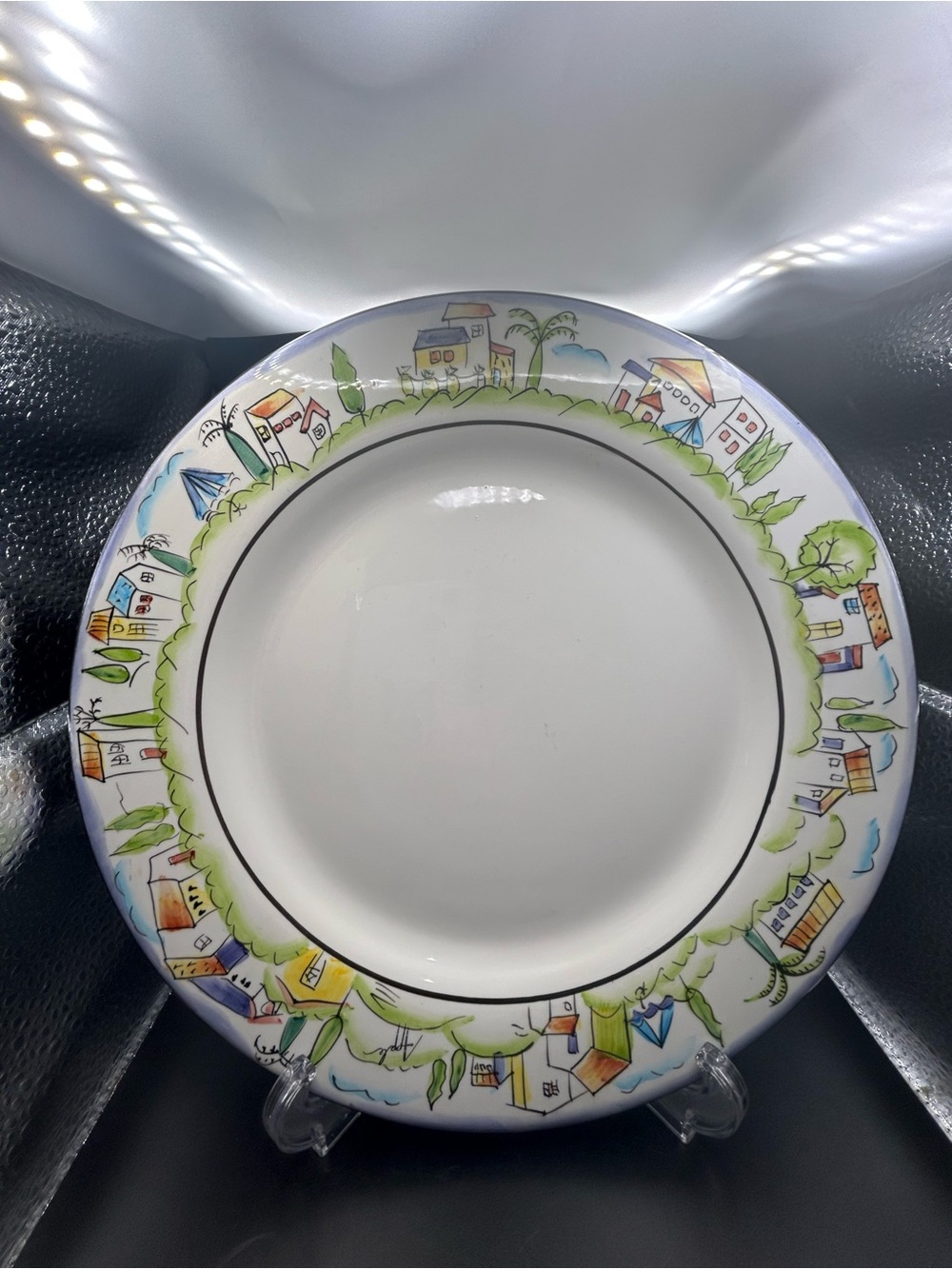 5 Sakura Provence Design by Apple Dinner Plates French Mediterranean Village